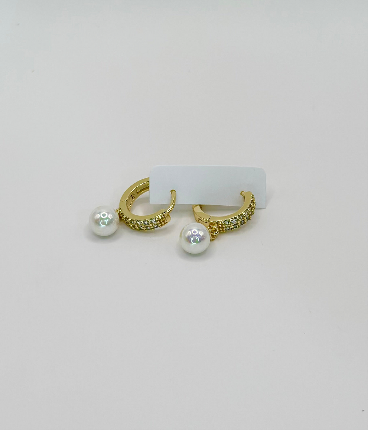 Aretes Aro Perla