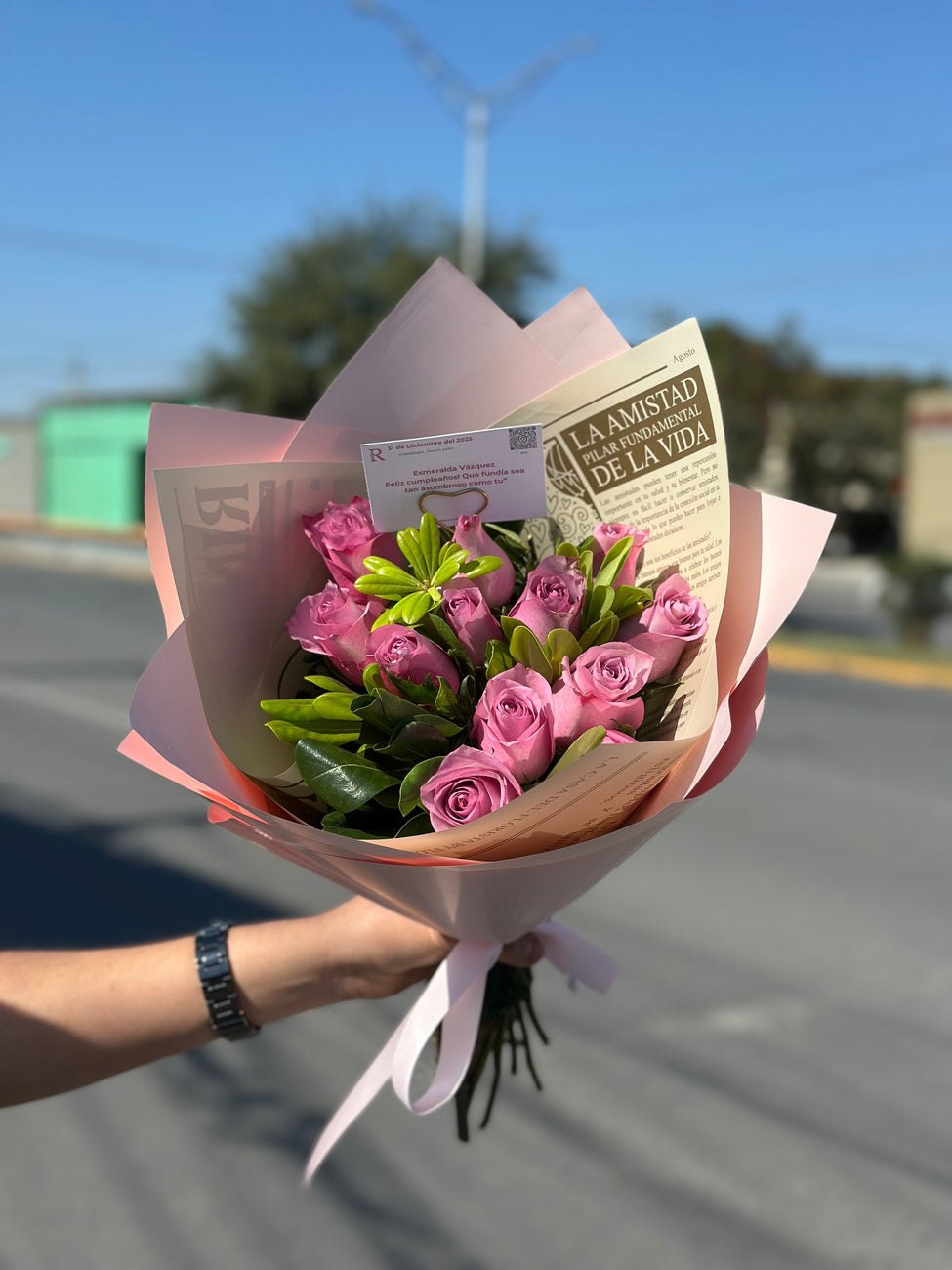 Bouquet lila