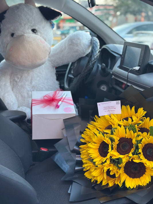 Paquete Cumpleaños Girasoles