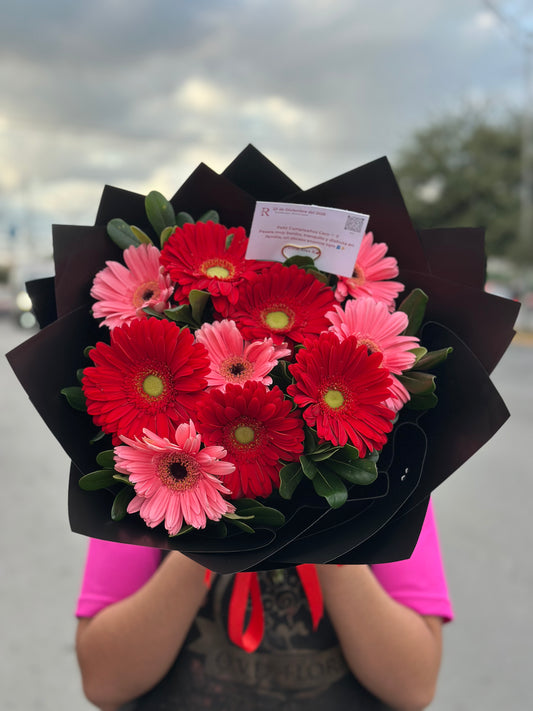 Carolina, hermoso ramo de gerberas