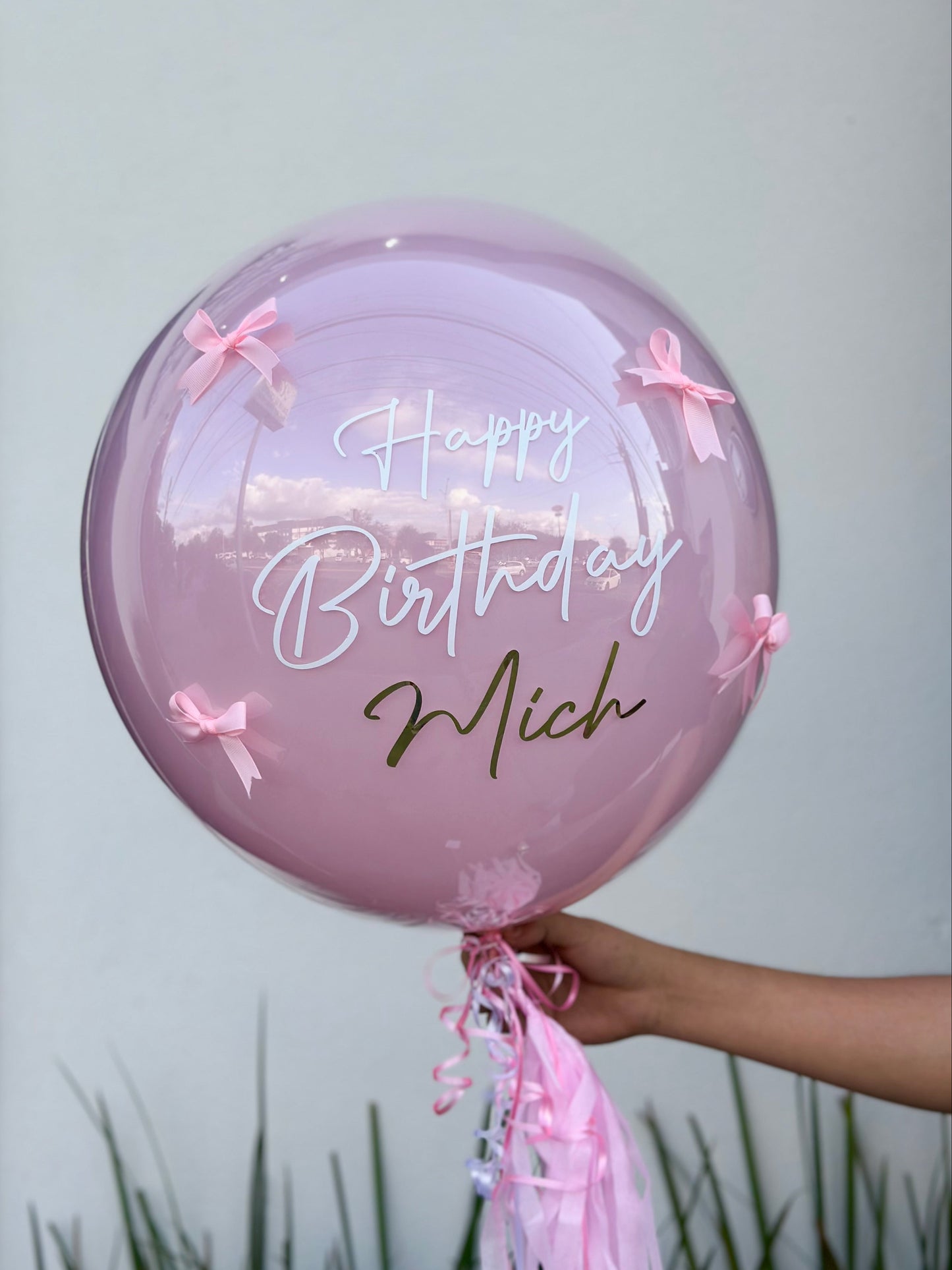 Personaliza tu globo burbuja