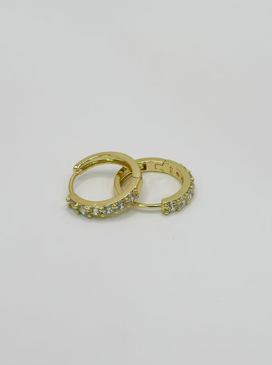 Aretes Aro Dorado Classic