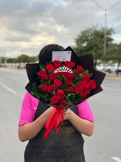 Ramo 24 Rosas Clásico