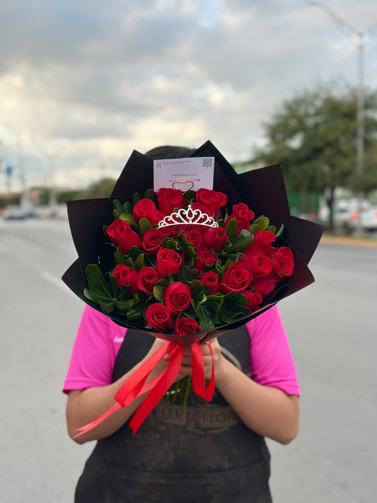 Ramo 24 Rosas Clásico