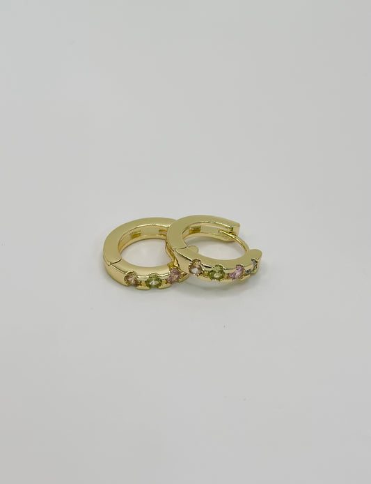 Aretes Aro Dorado