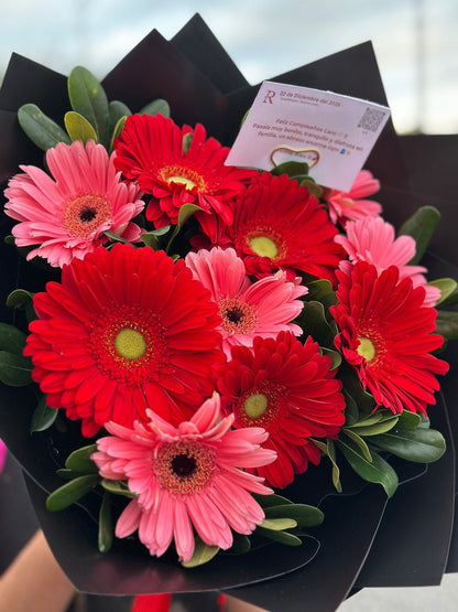 Carolina, hermoso ramo de gerberas