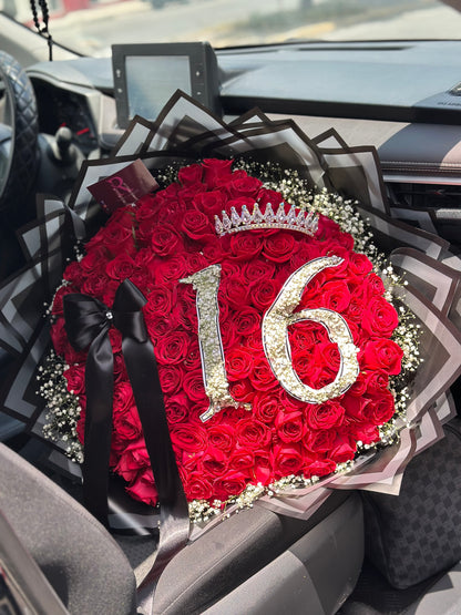 Buchón Personalizado 100 Rosas