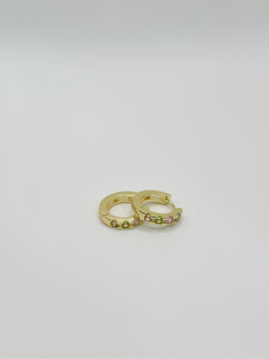 Aretes Aro Dorado