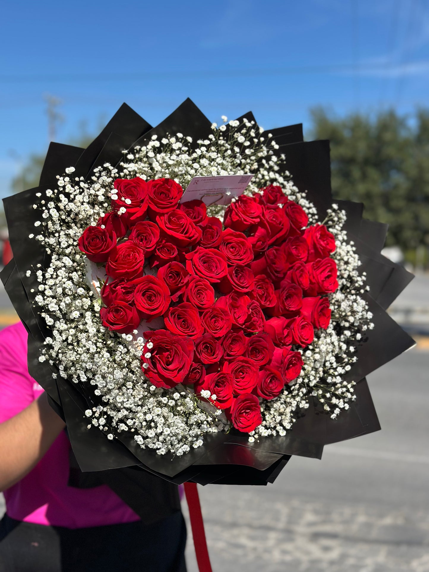 bouquet de corazón