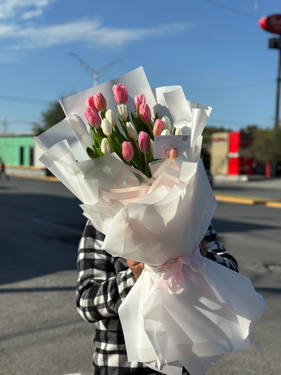 Valeria, bouquet de tulipanes
