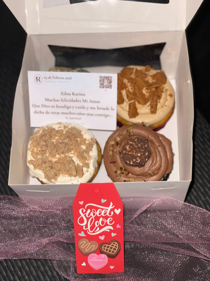 Muffins deliciosos de Sweet Pink