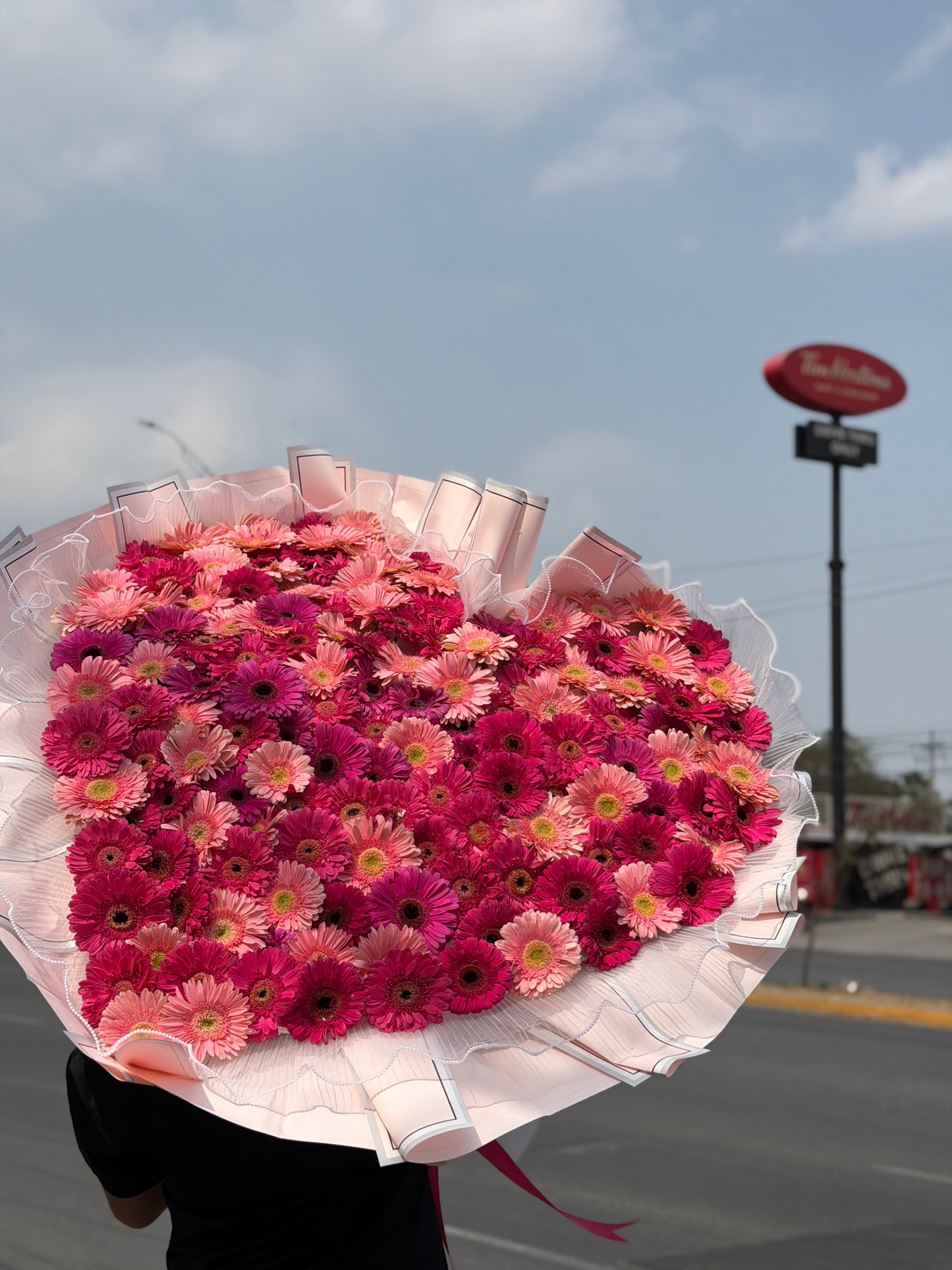 Fernanda, Corazón de 150 Gerberas