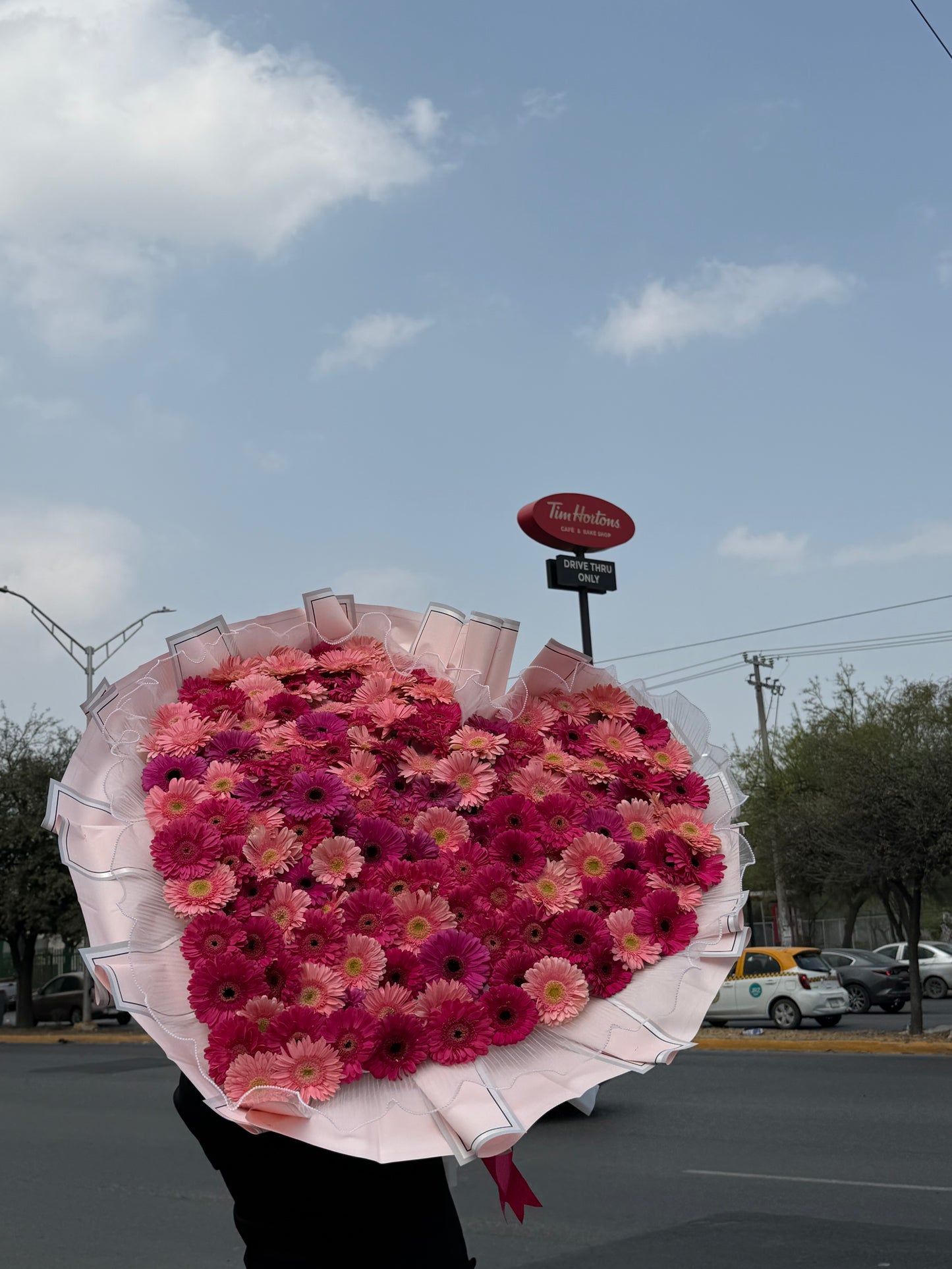 Fernanda, Corazón de 150 Gerberas