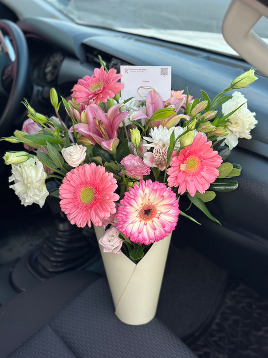 Marruecos, colorido arreglo floral