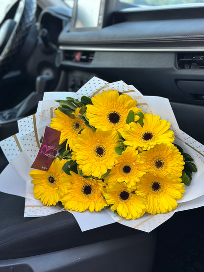 Buchon Gerberas Amarillas