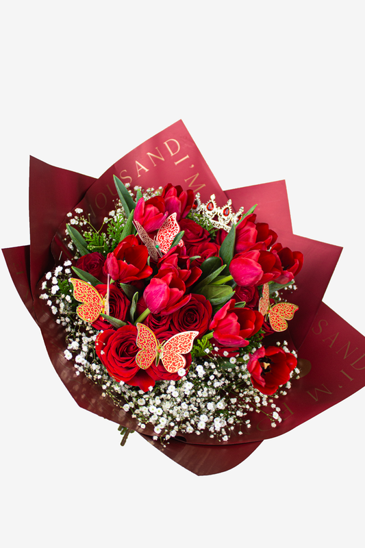 Ramo 10 tulipanes