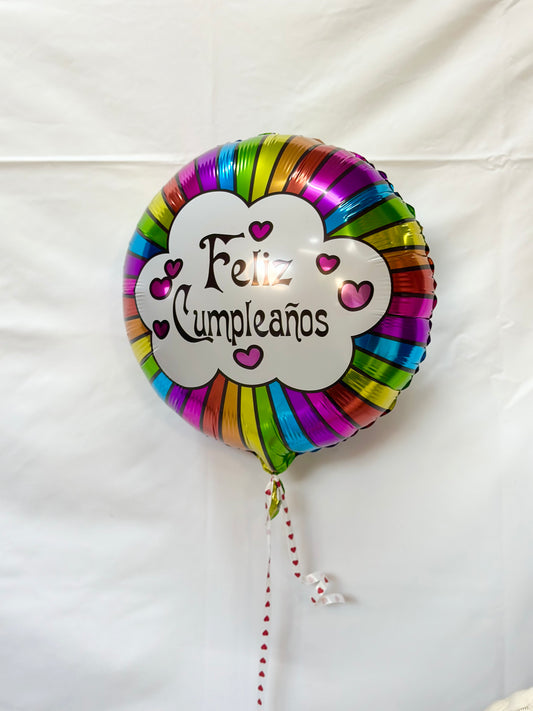 Globo Feliz Cumpleaños Colores