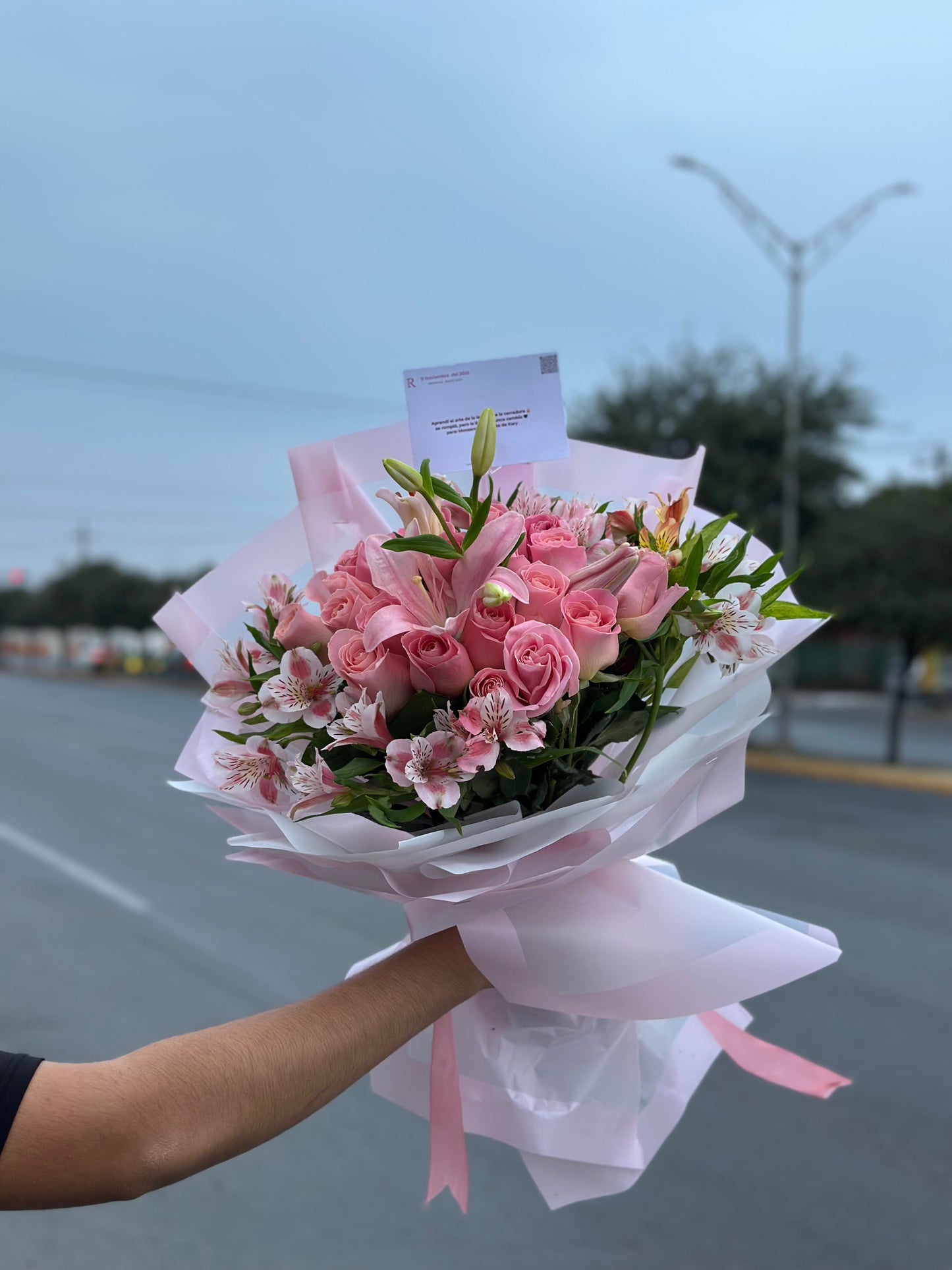 Bouquet Rosas y Lilis