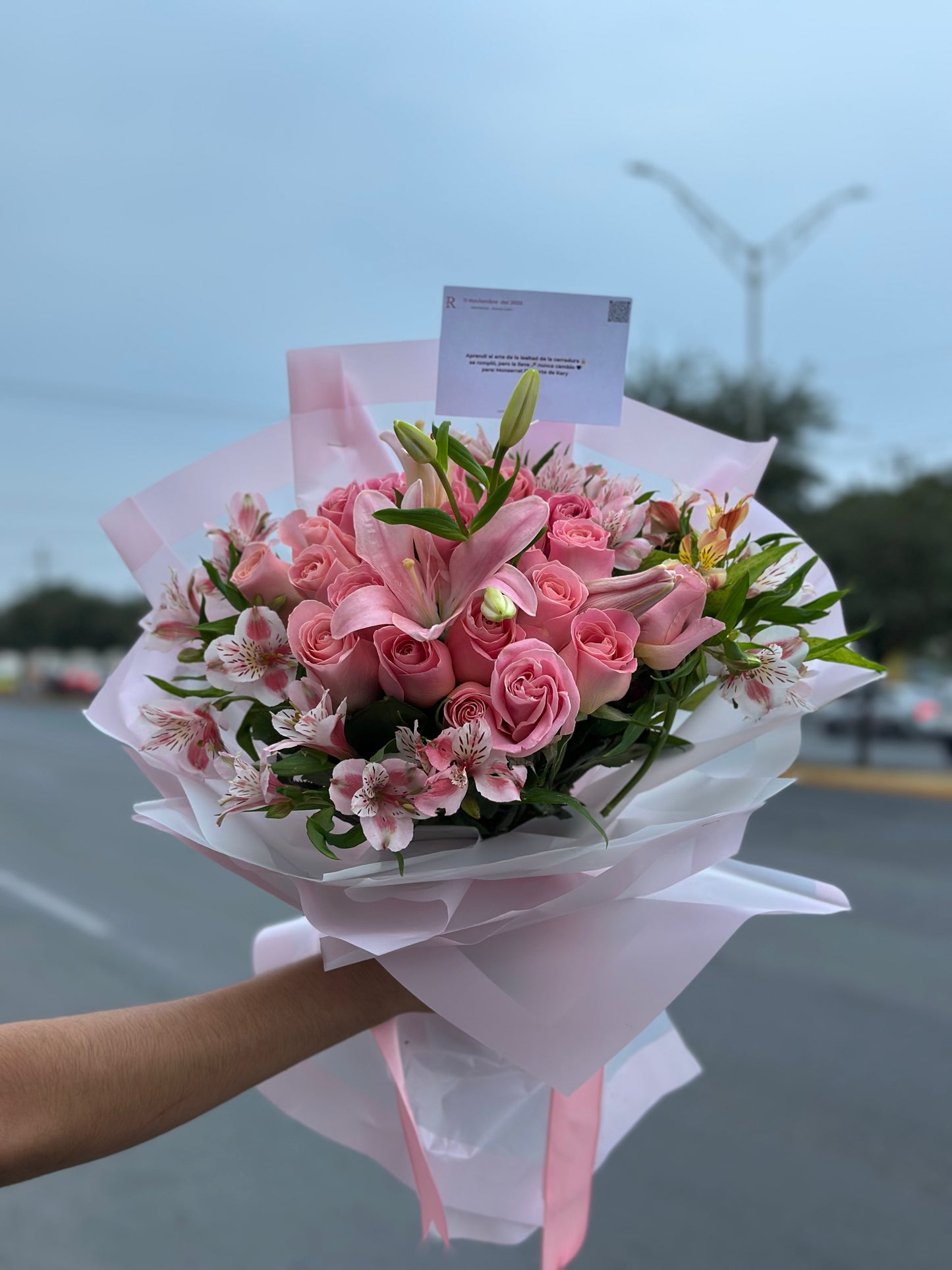 Bouquet Rosas y Lilis