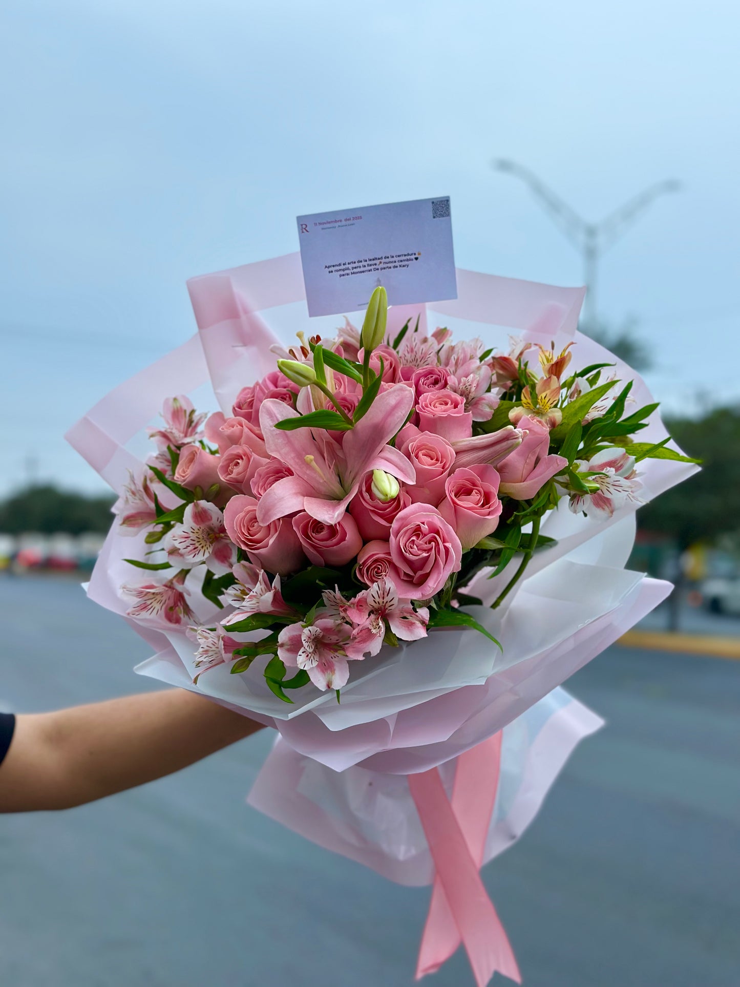 Bouquet Rosas y Lilis