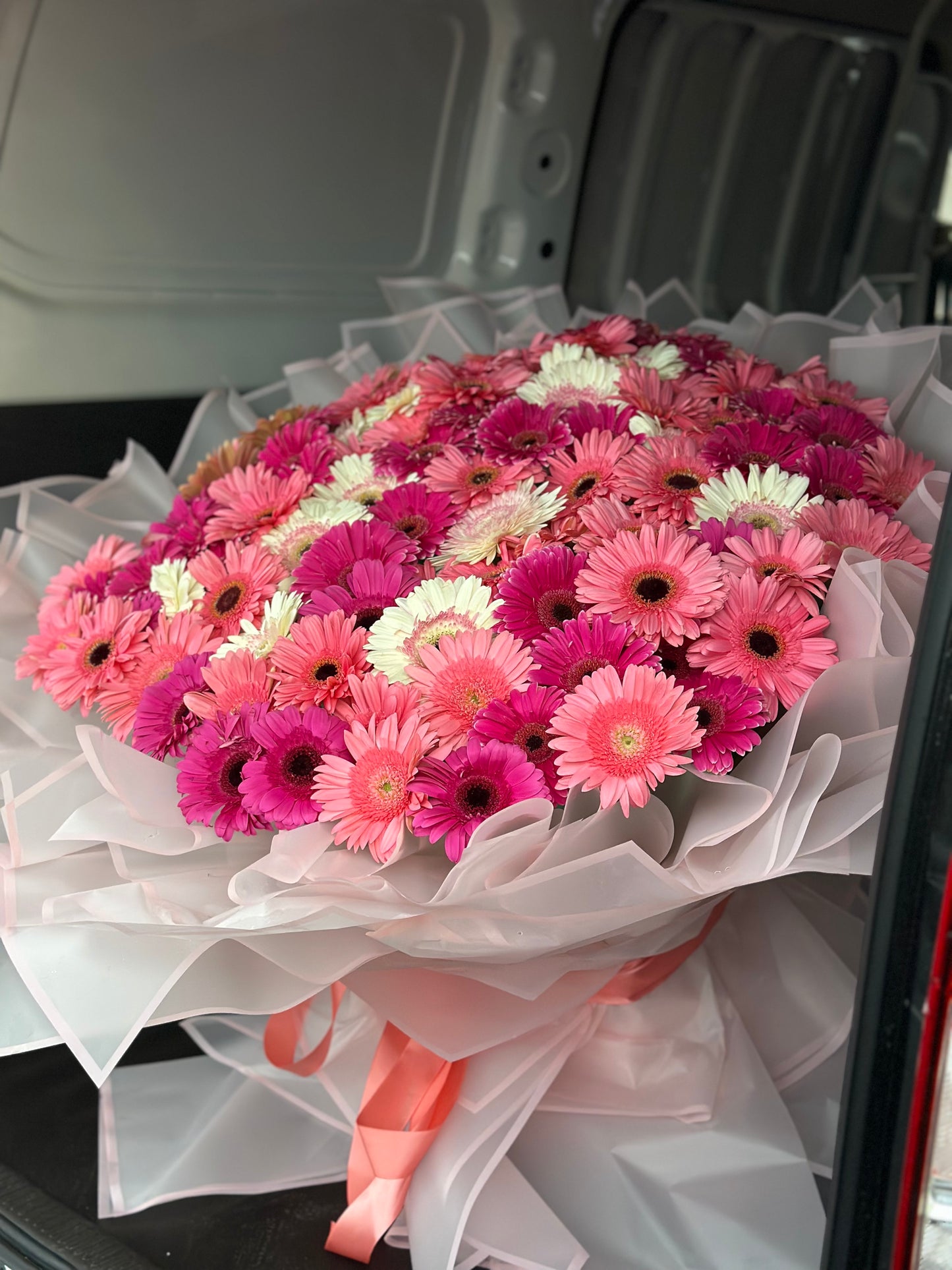 Buchon de 100 Gerberas