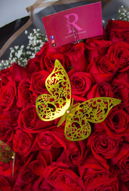 Maxi ramo de 200 rosas con chocolates