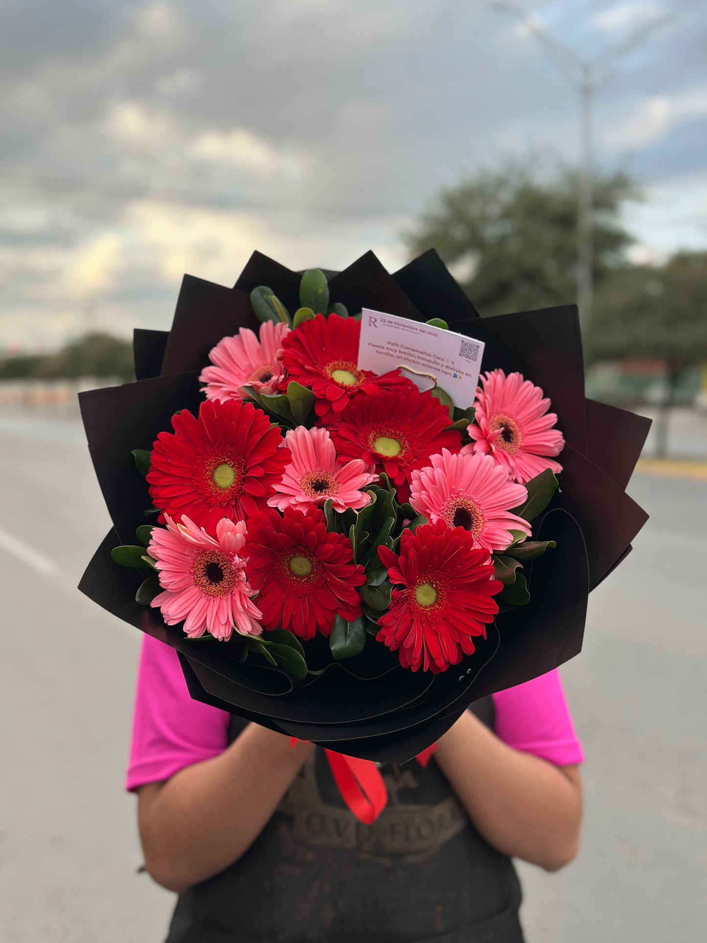 Carolina, hermoso ramo de gerberas