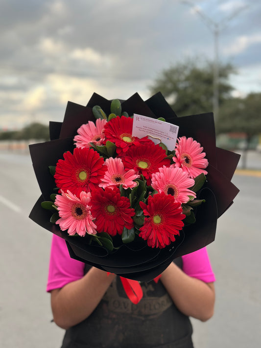 Carolina, hermoso ramo de gerberas