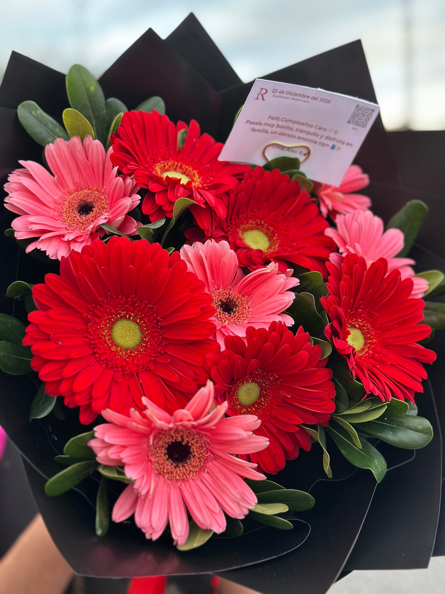 Carolina, hermoso ramo de gerberas