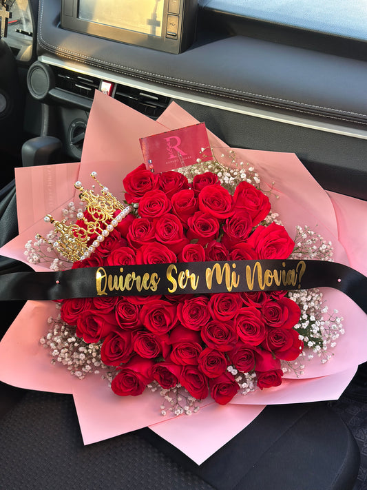Ramo 50 rojas de propuestra
